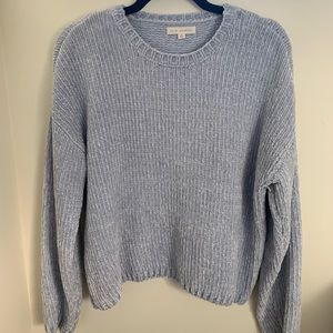Pacsun Chenille Sweater Light Blue